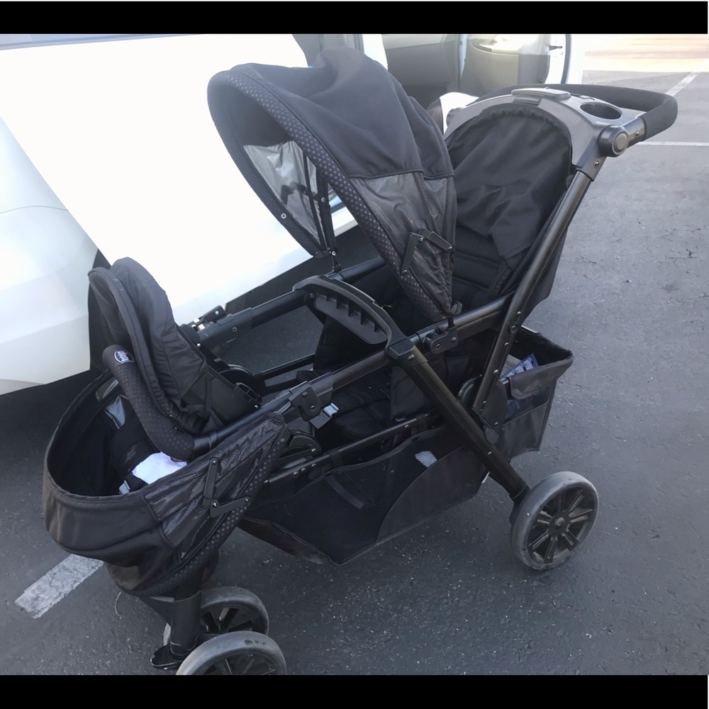 chicco double stroller